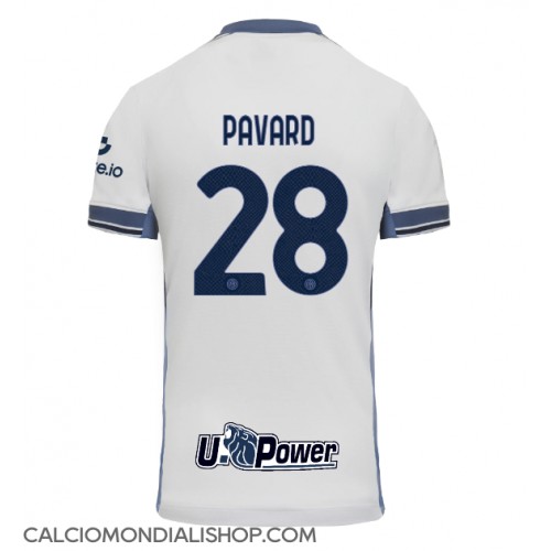 Maglie da calcio Inter Milan Benjamin Pavard #28 Seconda Maglia 2024-25 Manica Corta